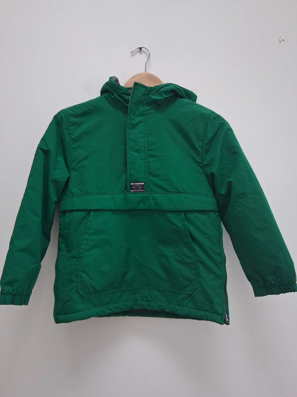 Zara Kids Green Outerwear Functional Clothing Kangaroo Jacket Size 9 School